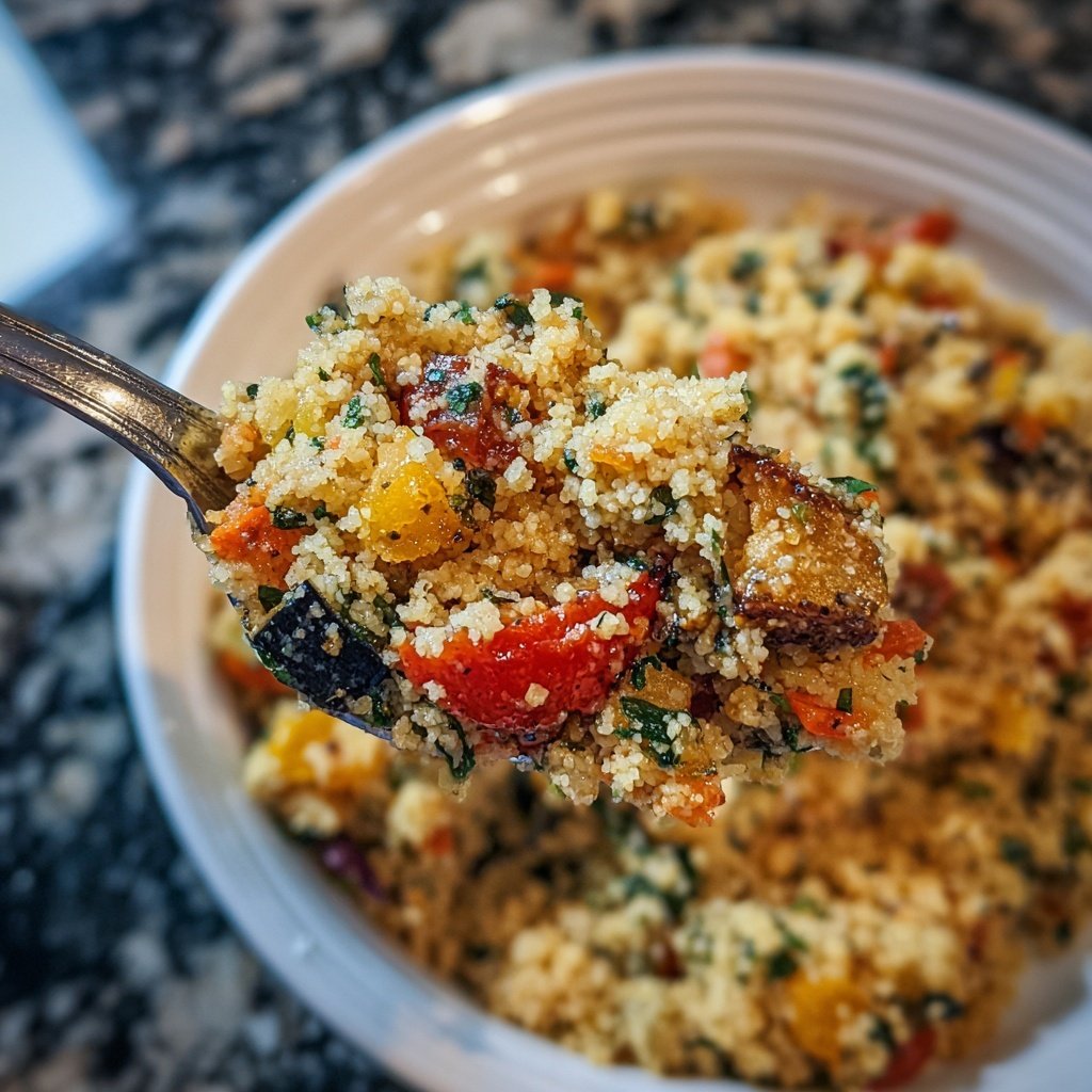 Herb Roasted Veggie Couscous