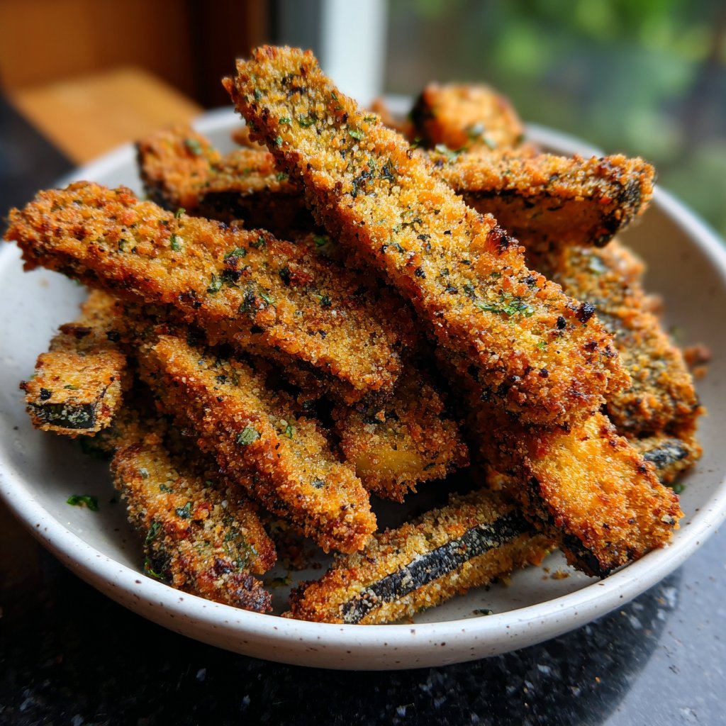 Crispy Eggplant Veggie Fries