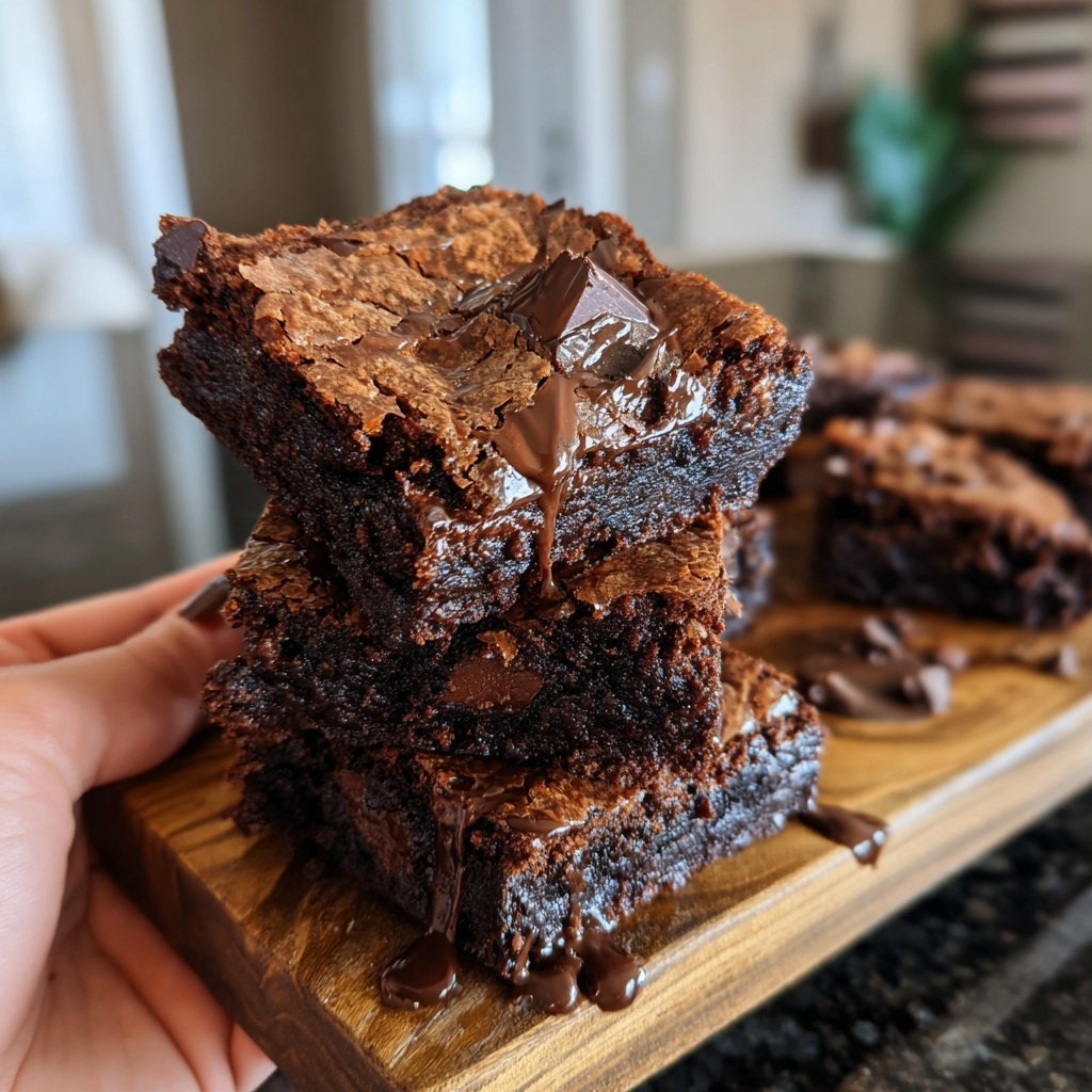Crackly Top Brownies