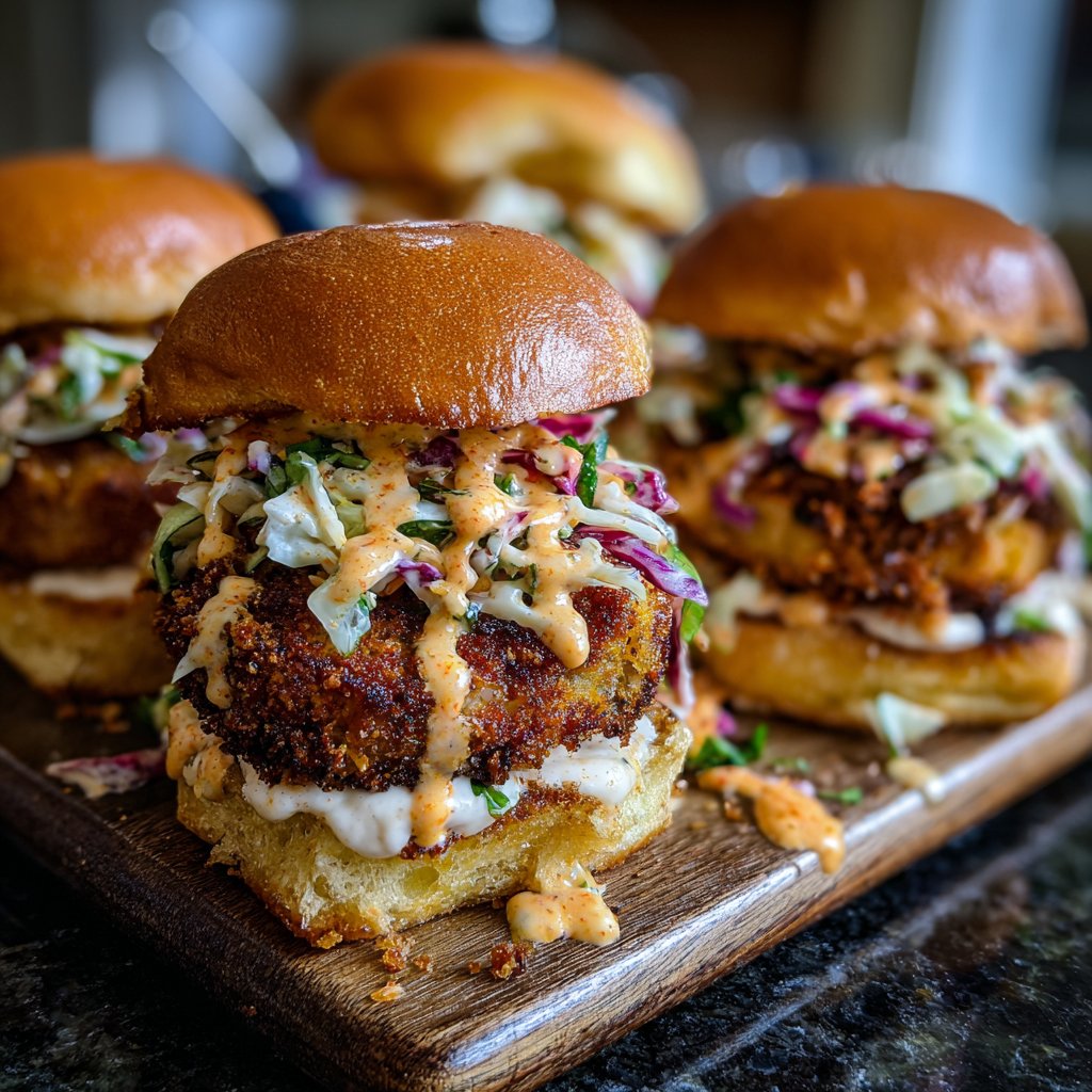 Sliders with Sweet Potato Patties
