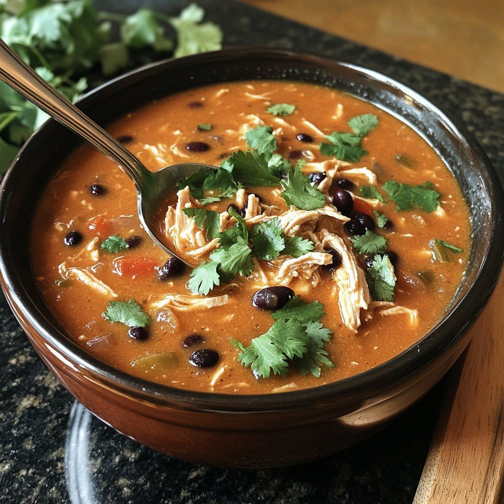Family-Favorite Crockpot Chicken Taco Soup