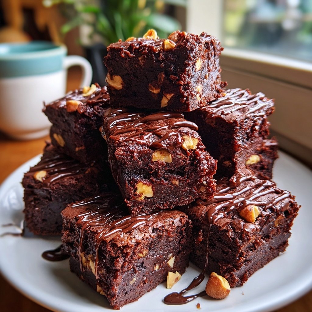 Chocolate Hazelnut Brownies