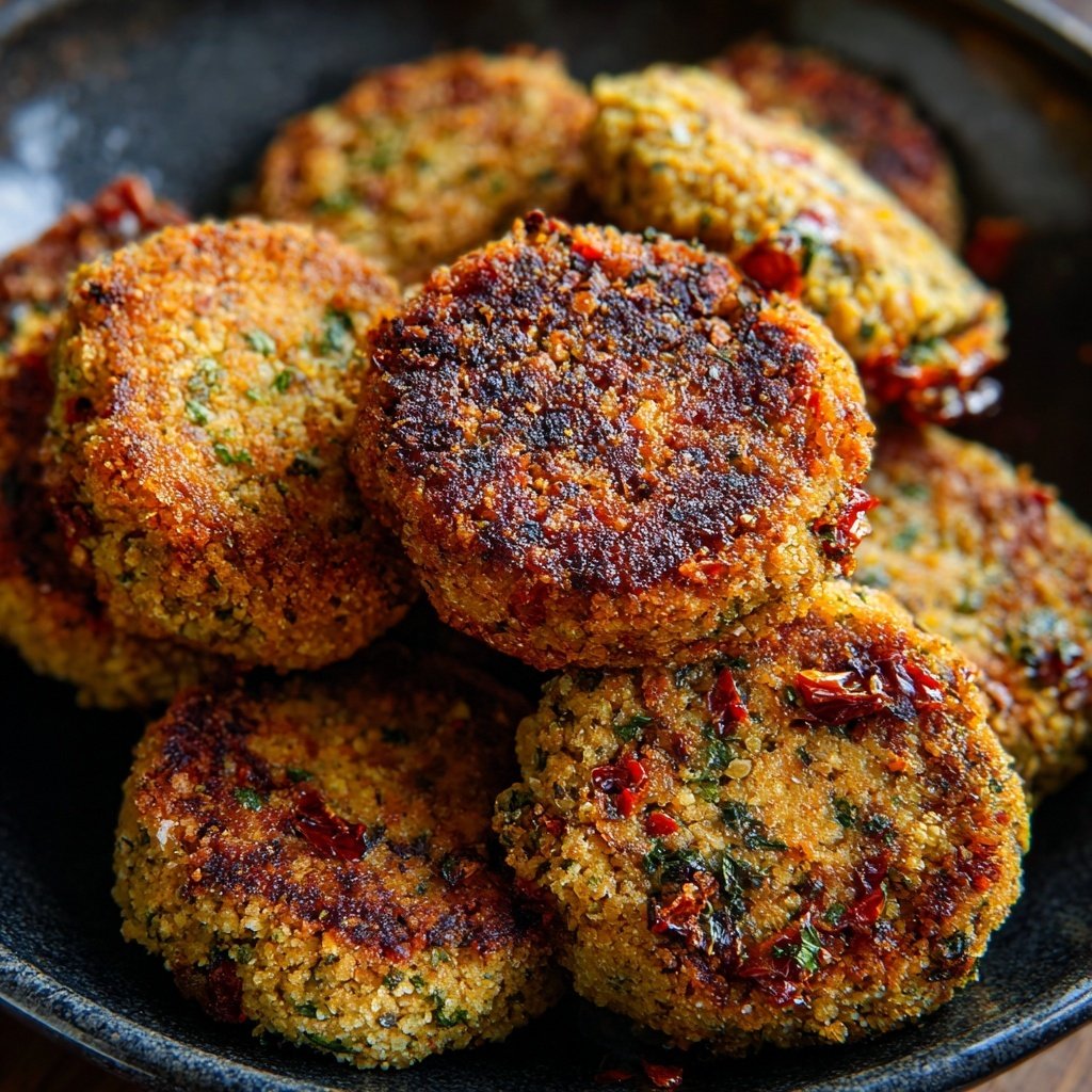 Baked Veggie Chickpea Patties