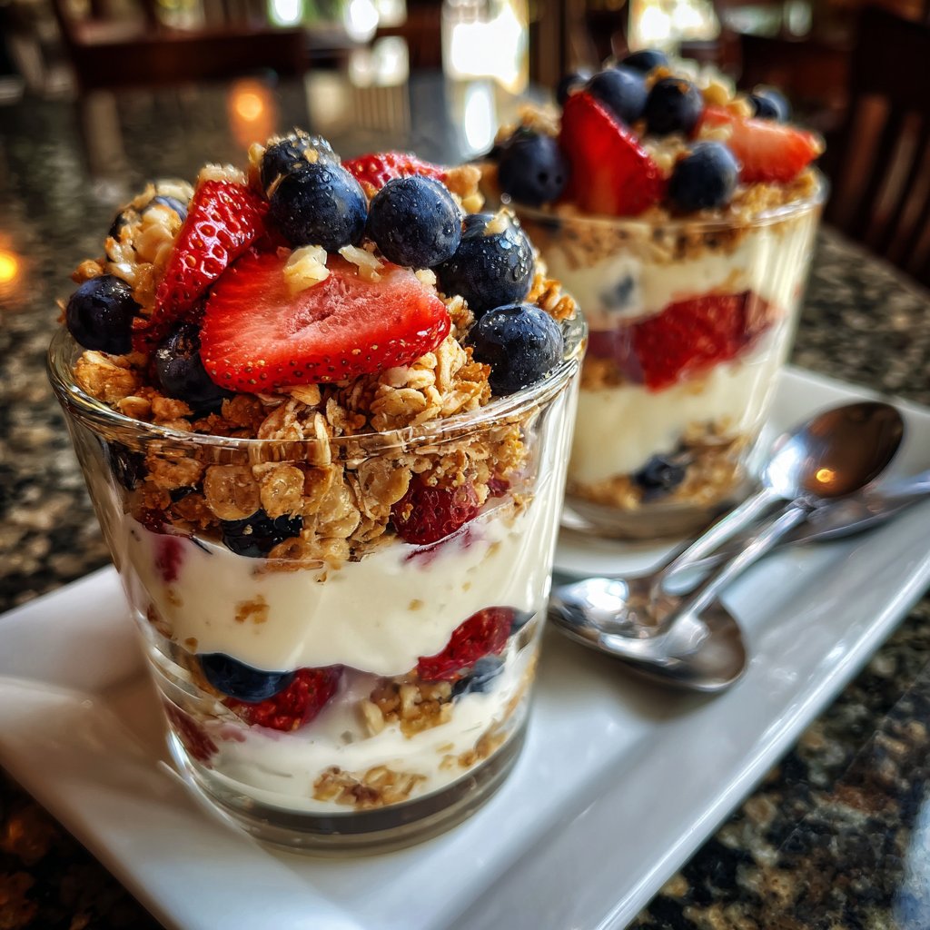 Berry Yogurt Breakfast Cups