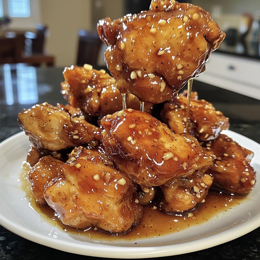 Dump-and-Go Crockpot Honey Garlic Chicken