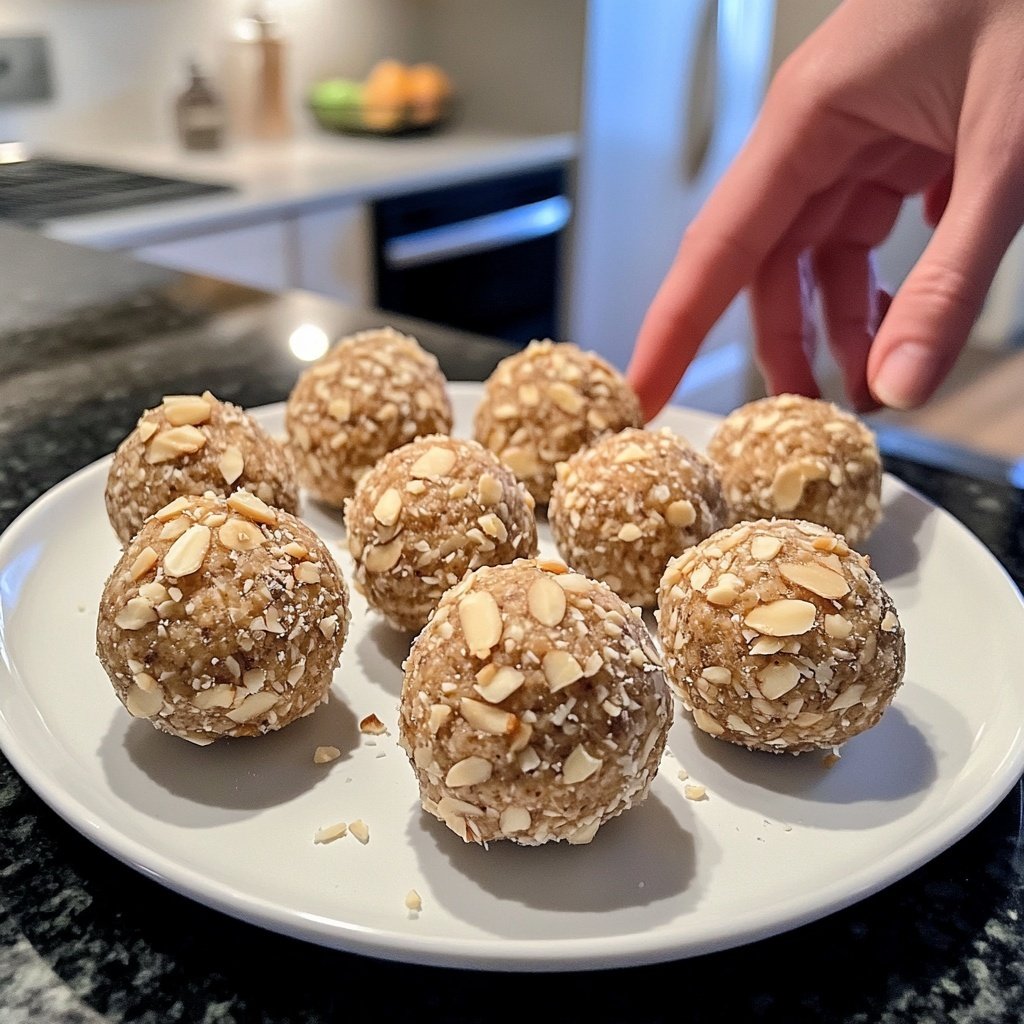 Vanilla Almond Protein Balls