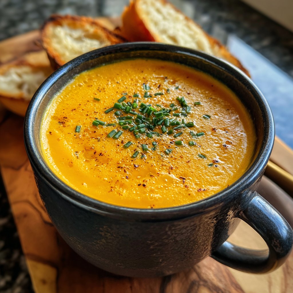 Creamy Carrot Ginger Soup