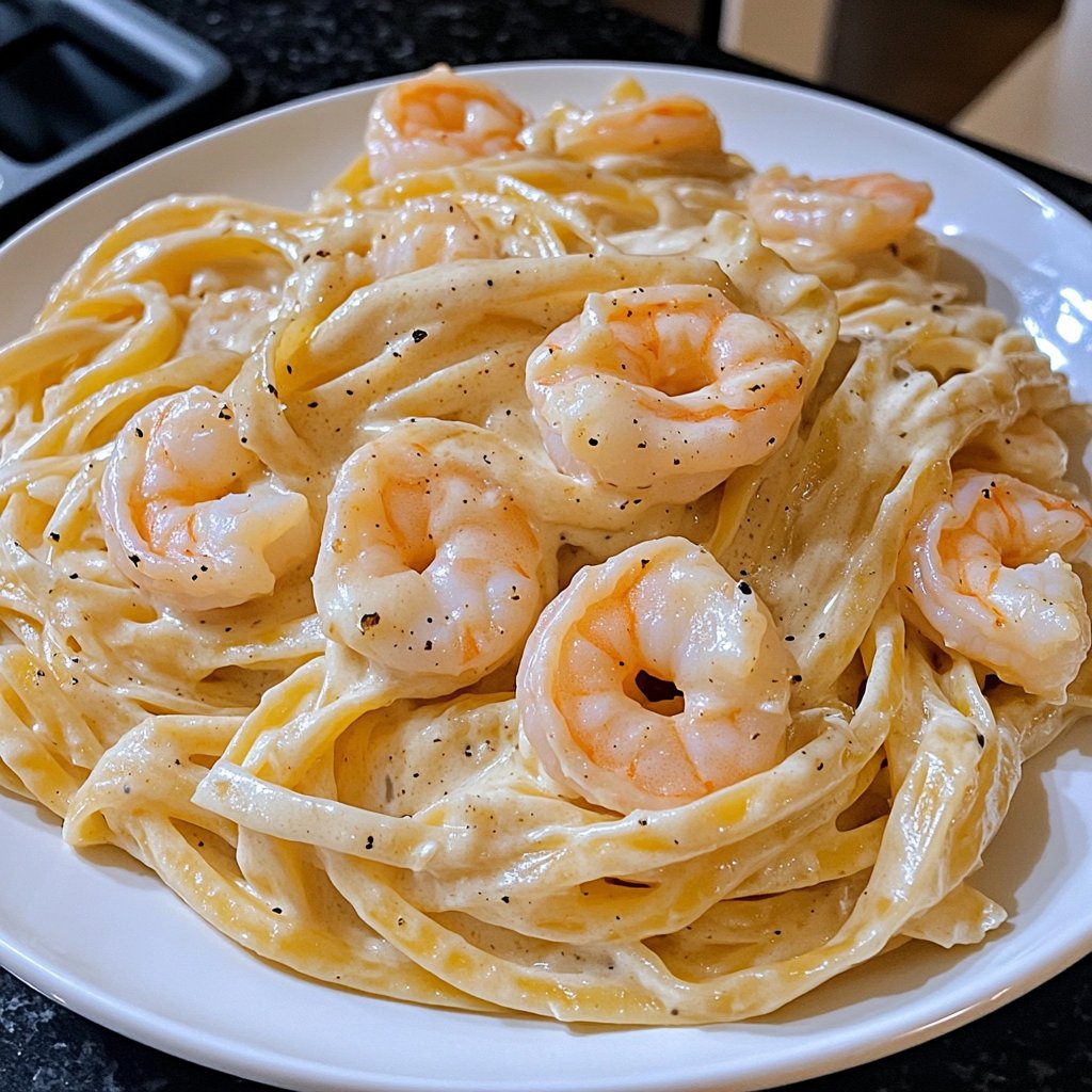 Shrimp Alfredo Pasta Recipe