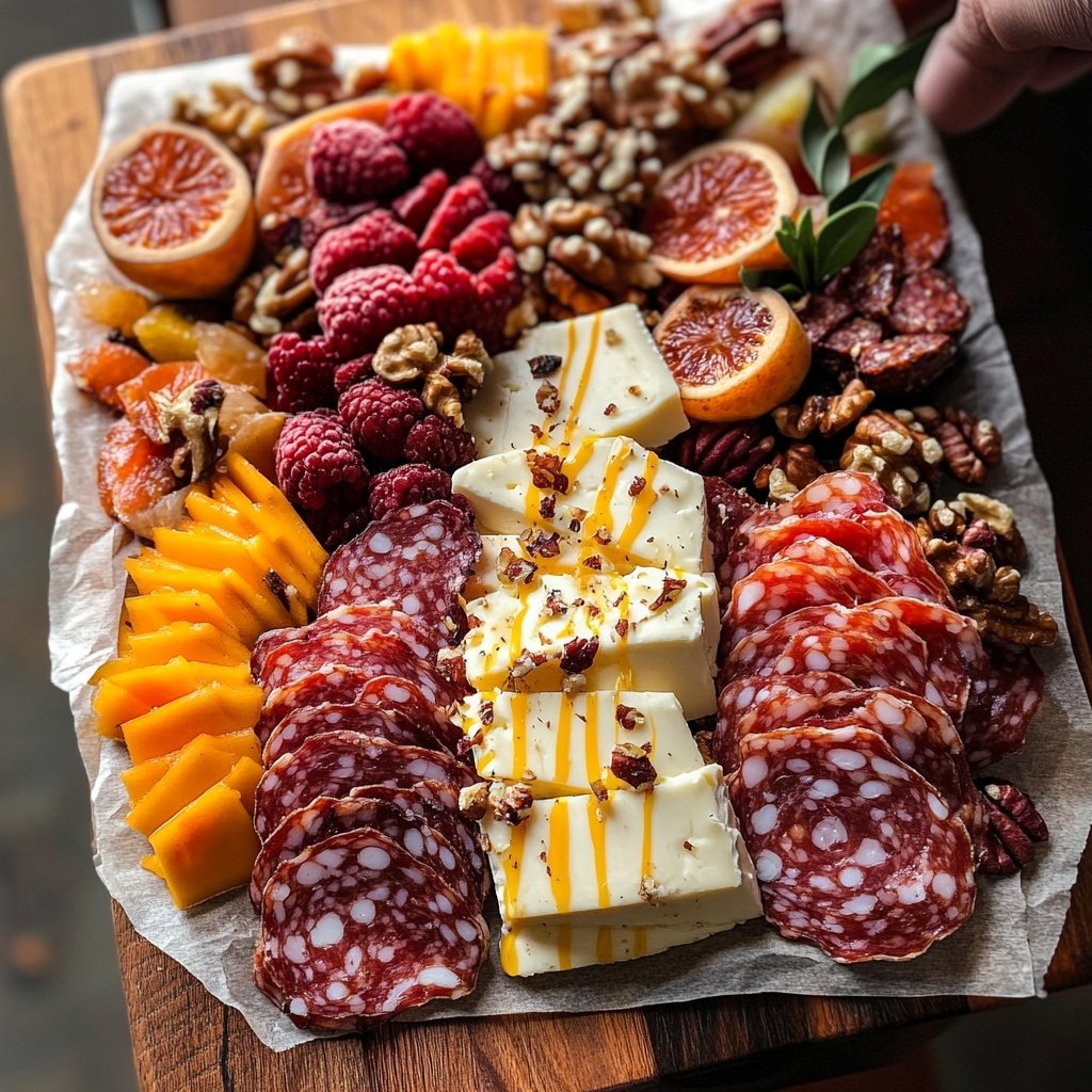 Easy Super Bowl Charcuterie Board