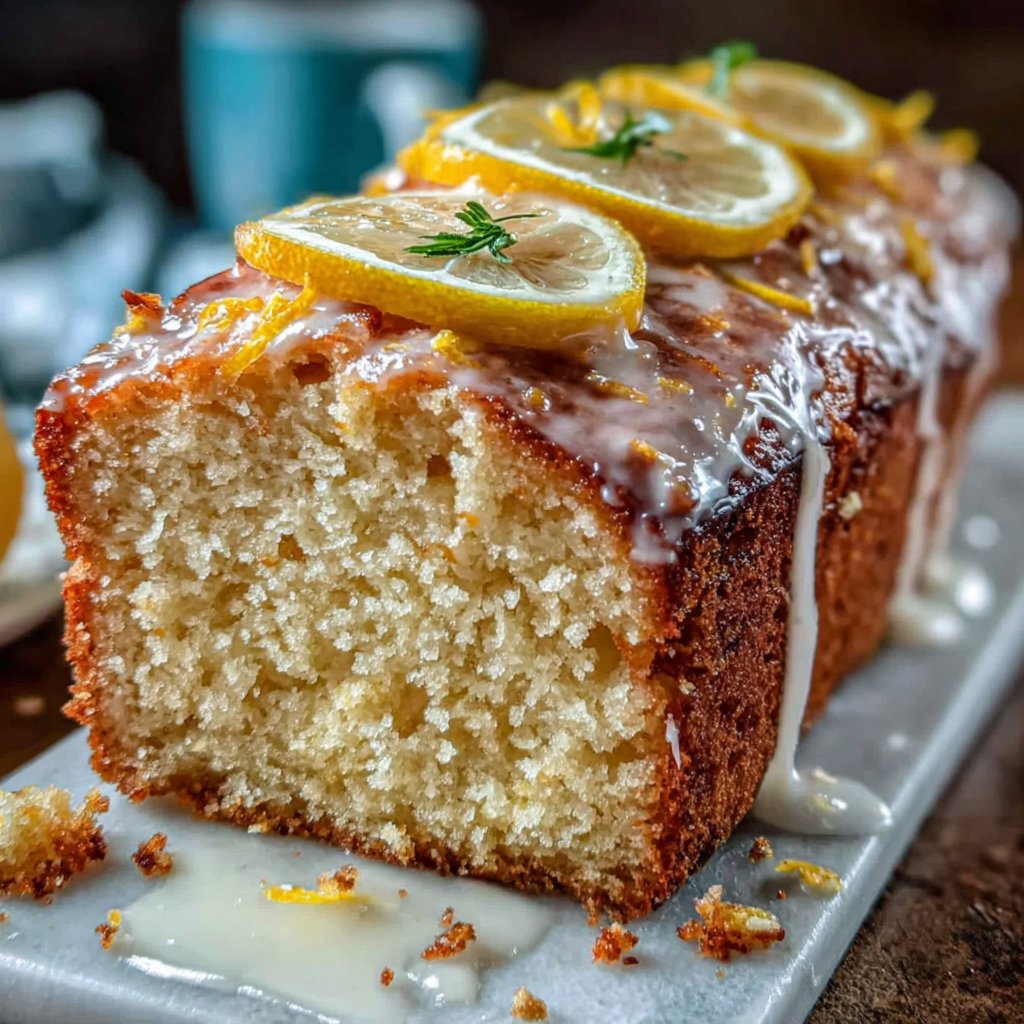 Limoncello Cake With Lemon Glaze