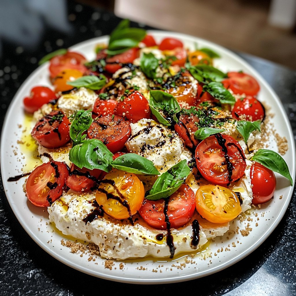 Romantic Tomato Burrata Salad